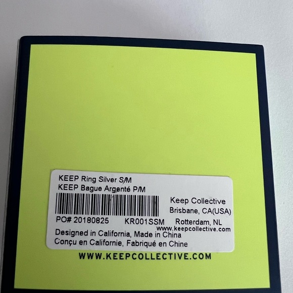 Stella & Dot Keep Collective Silver Split Ring - New in Box - Picture 5 of 6